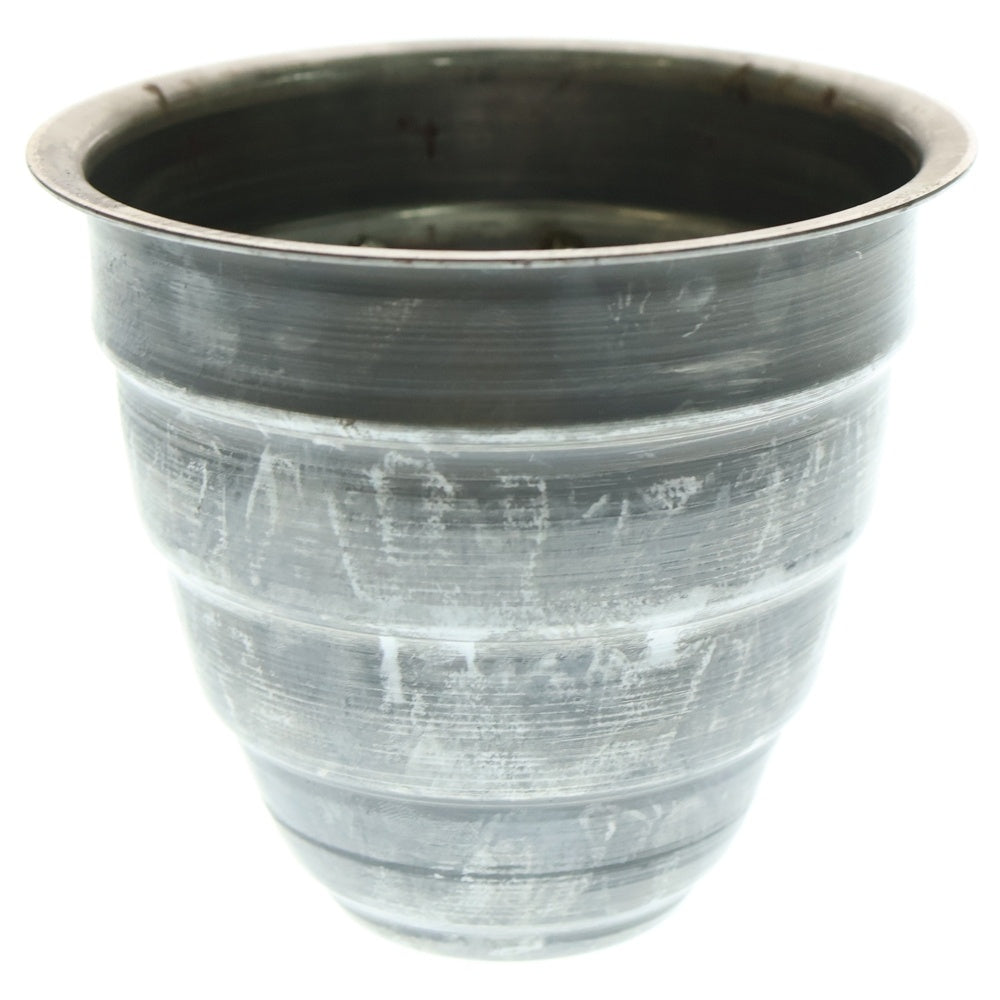 m&m(エムアンドエム) ×MASSES POT TYPE 1 - Chrysails STEEL / SMALL マシス クリサリス 鉄鉢 ポット シルバー