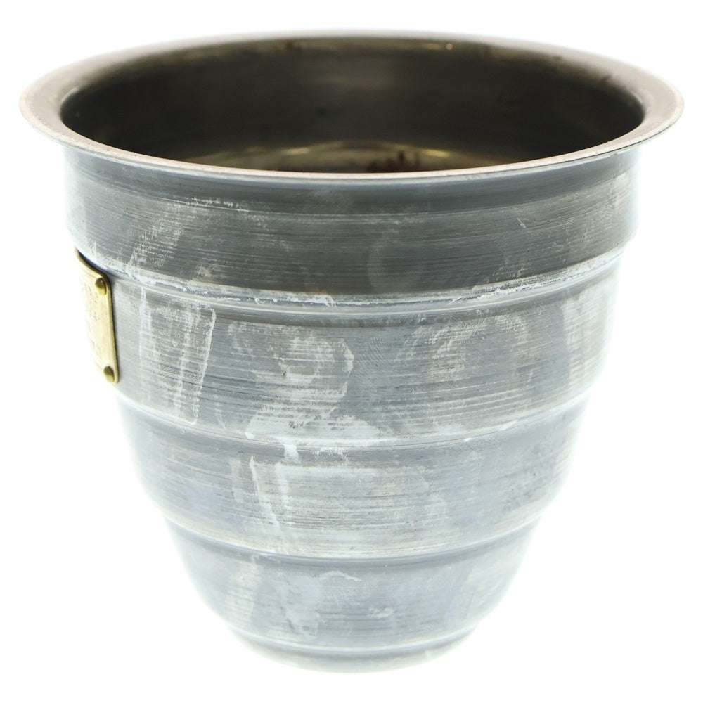 m&m(エムアンドエム) ×MASSES POT TYPE 1 - Chrysails STEEL / SMALL マシス クリサリス 鉄鉢 ポット シルバー