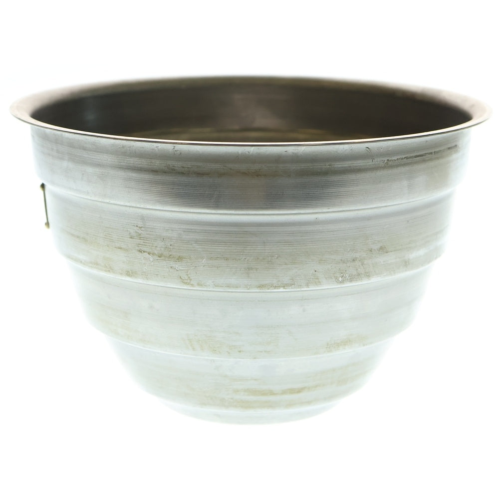 m&m(エムアンドエム) ×MASSES POT TYPE 4 - TERMIT STEEL / LARGE マシス ターミット 鉄鉢 ポット シルバー