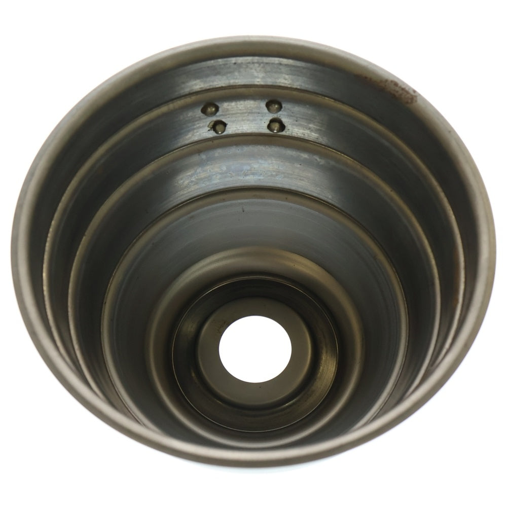 m&m(エムアンドエム) ×MASSES POT TYPE 4 - TERMIT STEEL / LARGE マシス ターミット 鉄鉢 ポット シルバー