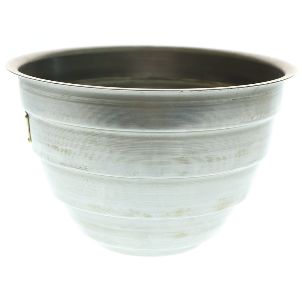 m&m(エムアンドエム) ×MASSES POT TYPE 4 - TERMIT STEEL / LARGE マシス ターミット 鉄鉢 ポット シルバー