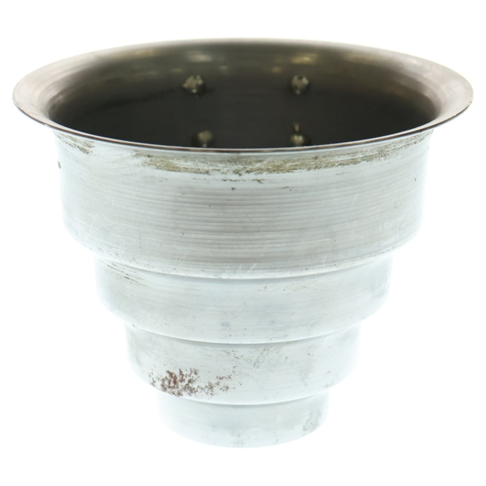 m&m(エムアンドエム) ×MASSES POT TYPE 8 - CLIFF STEEL / SMALL マシス クリフ 鉄鉢 ポット シルバー