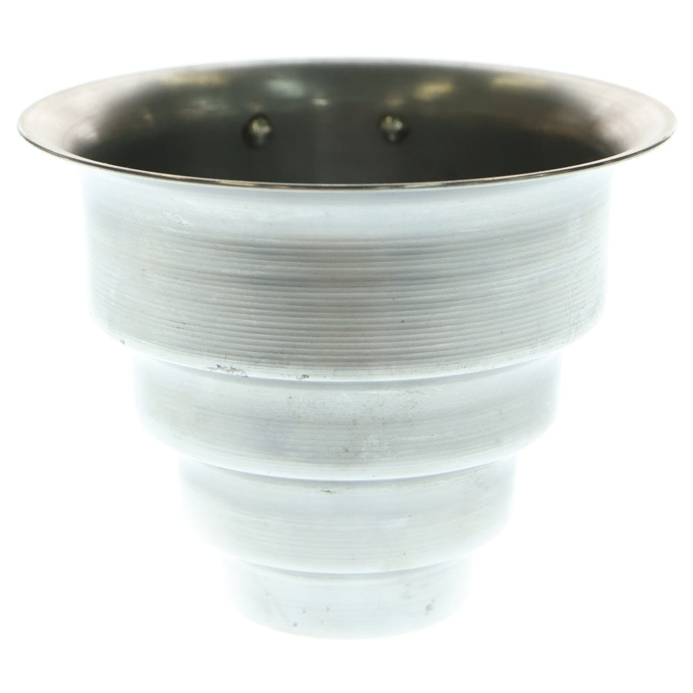 m&m(エムアンドエム) ×MASSES POT TYPE 8 - CLIFF STEEL / SMALL マシス クリフ 鉄鉢 ポット シルバー