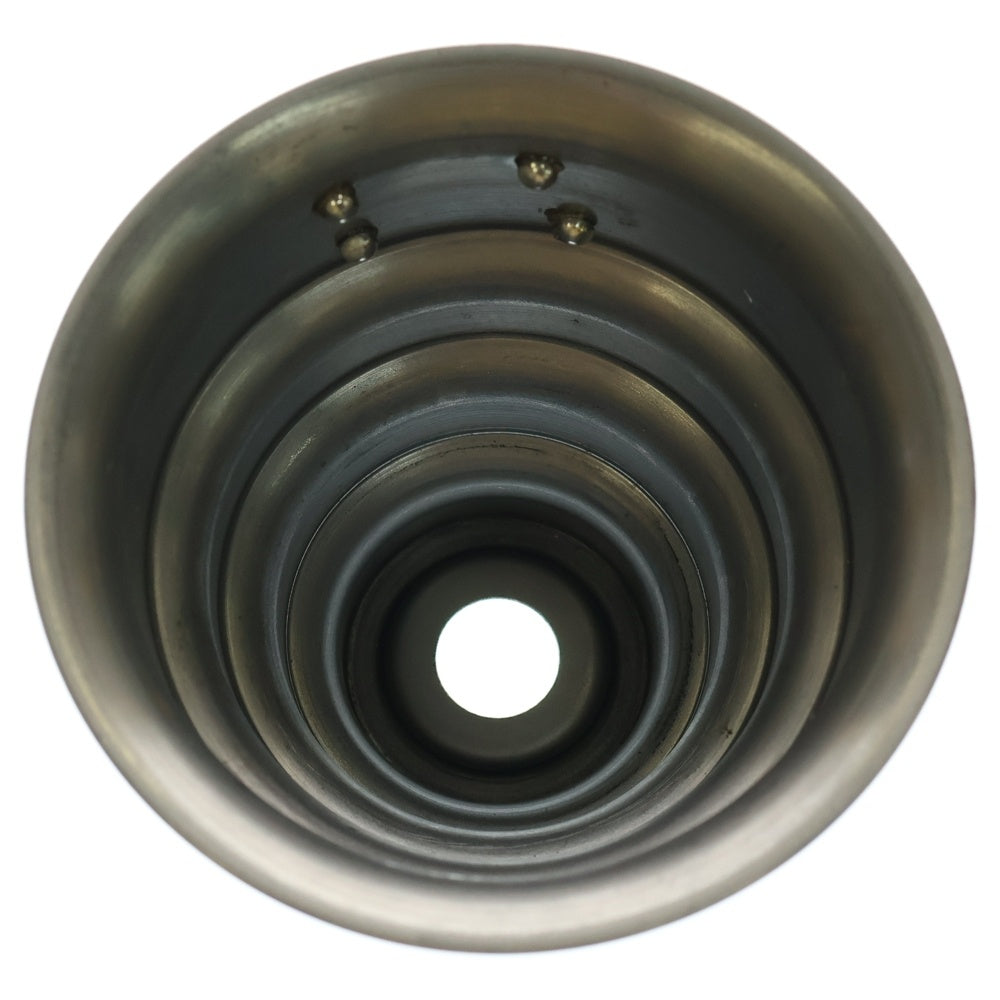 m&m(エムアンドエム) ×MASSES POT TYPE 8 - CLIFF STEEL / SMALL マシス クリフ 鉄鉢 ポット シルバー