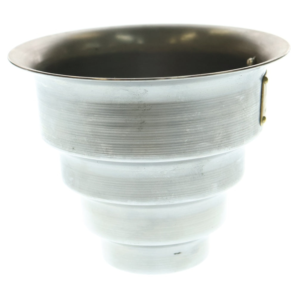 m&m(エムアンドエム) ×MASSES POT TYPE 8 - CLIFF STEEL / SMALL マシス クリフ 鉄鉢 ポット シルバー