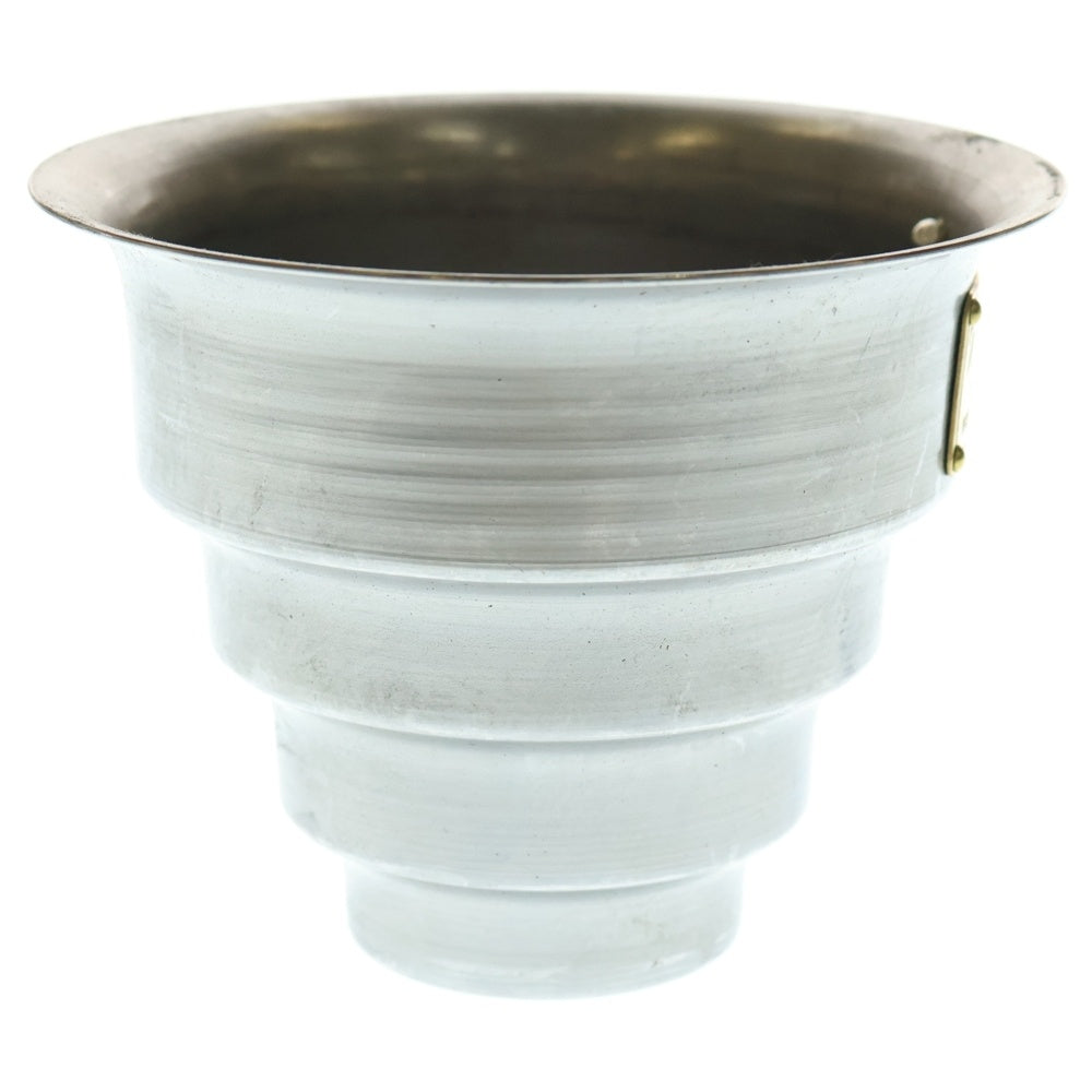 m&m(エムアンドエム) ×MASSES POT TYPE 8 - CLIFF STEEL / SMALL マシス クリフ 鉄鉢 ポット シルバー