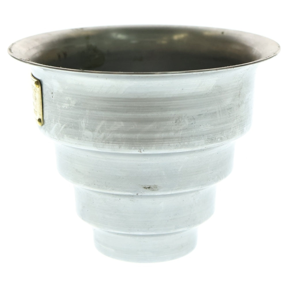 m&m(エムアンドエム) ×MASSES POT TYPE 8 - CLIFF STEEL / SMALL マシス クリフ 鉄鉢 ポット シルバー