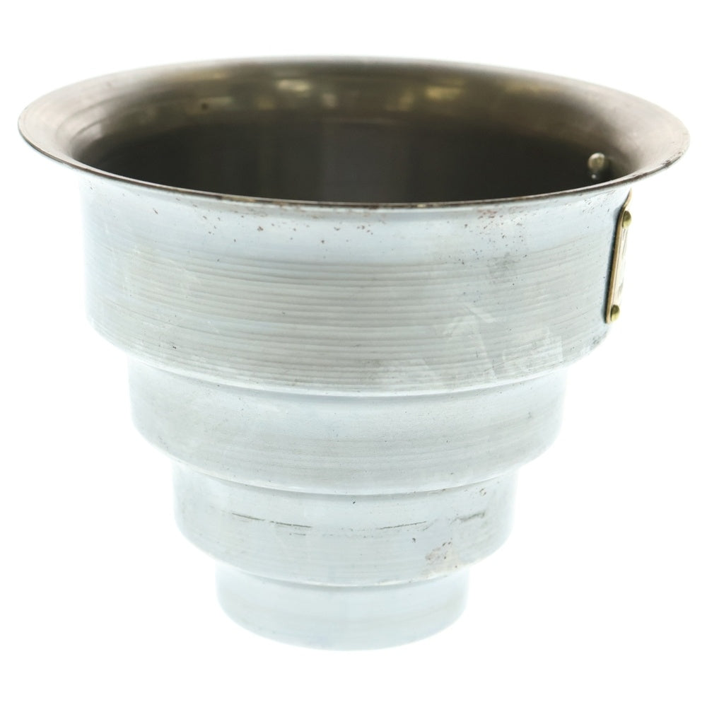 m&m(エムアンドエム) ×MASSES POT TYPE 8 - CLIFF STEEL / SMALL マシス クリフ 鉄鉢 ポット シルバー