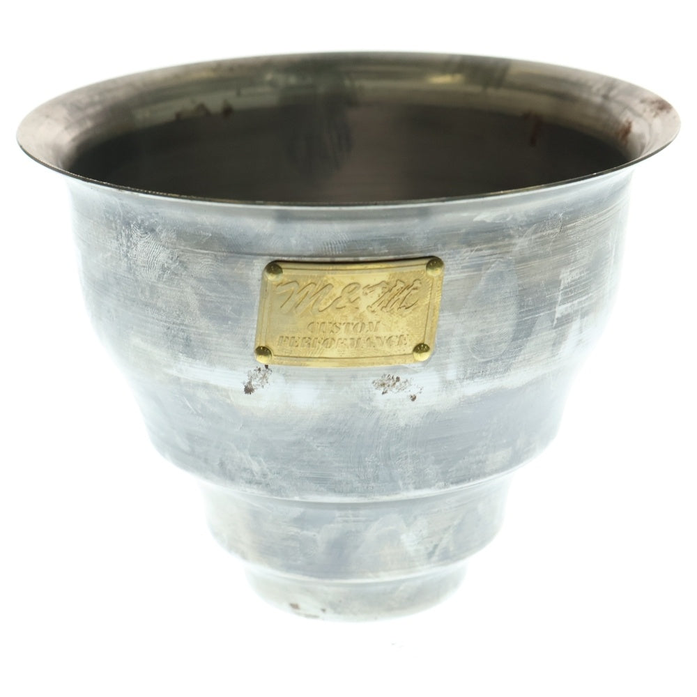 m&m(エムアンドエム) ×MASSES POT TYPE 5 - Conch STEEL / SMALL マシス コンク 鉄鉢 ポット シルバー