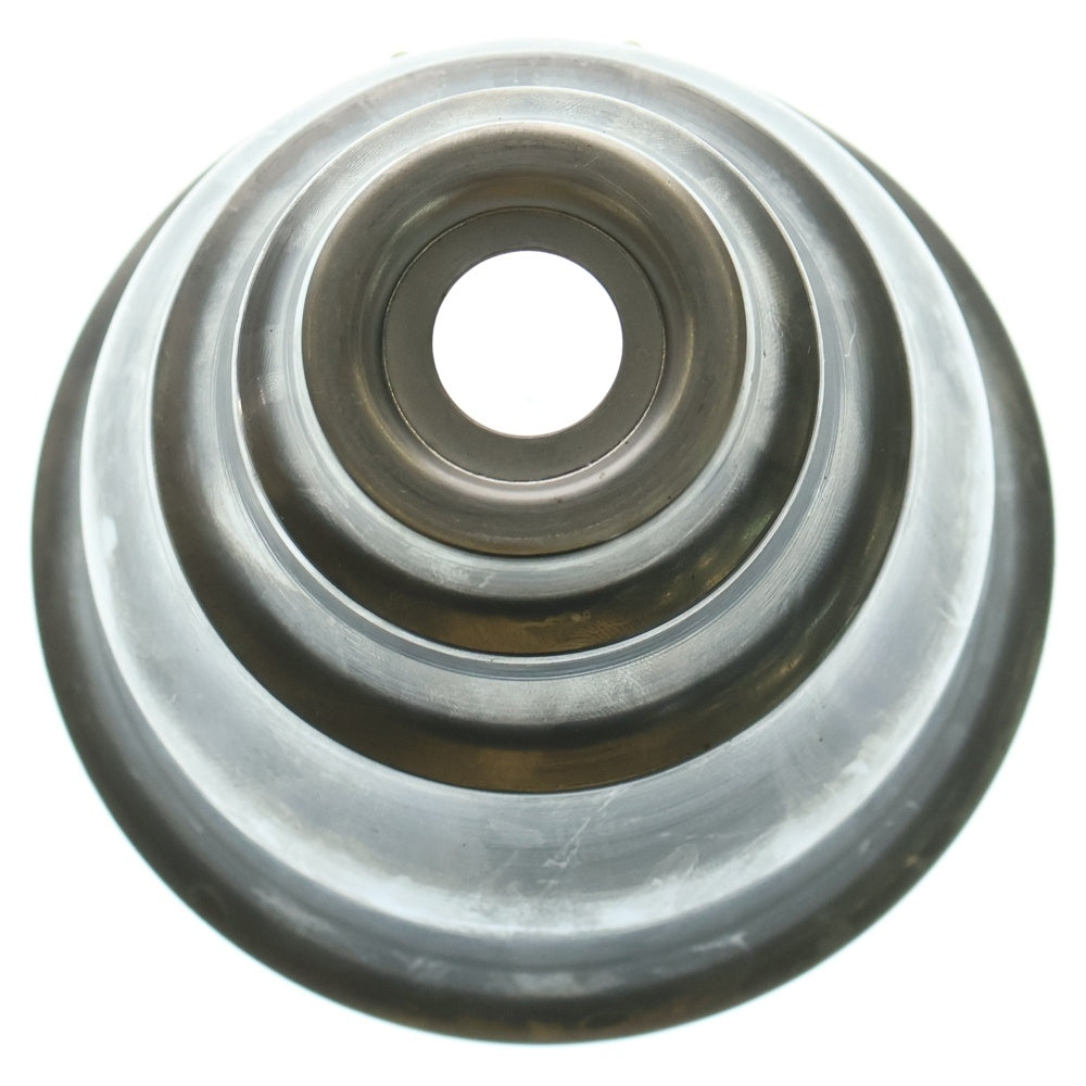 m&m(エムアンドエム) ×MASSES POT TYPE 5 - Conch STEEL / SMALL マシス コンク 鉄鉢 ポット シルバー