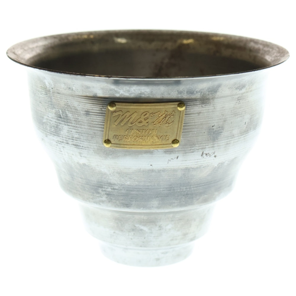 m&m(エムアンドエム) ×MASSES POT TYPE 5 - Conch STEEL / SMALL マシス コンク 鉄鉢 ポット シルバー