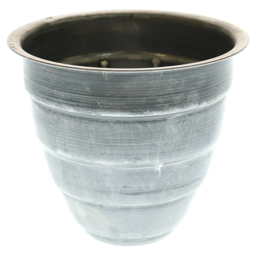 m&m(エムアンドエム) ×MASSES POT TYPE 1 - Chrysails STEEL / SMALL マシス クリサリス 鉄鉢 ポット シルバー