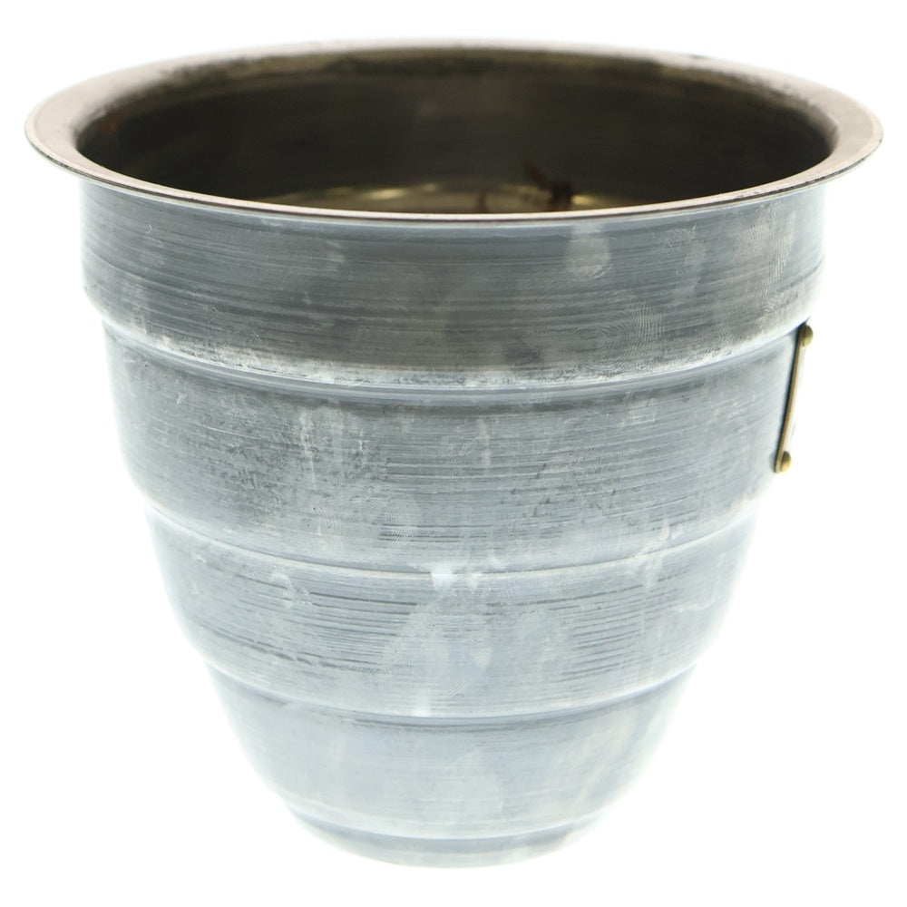 m&m(エムアンドエム) ×MASSES POT TYPE 1 - Chrysails STEEL / SMALL マシス クリサリス 鉄鉢 ポット シルバー