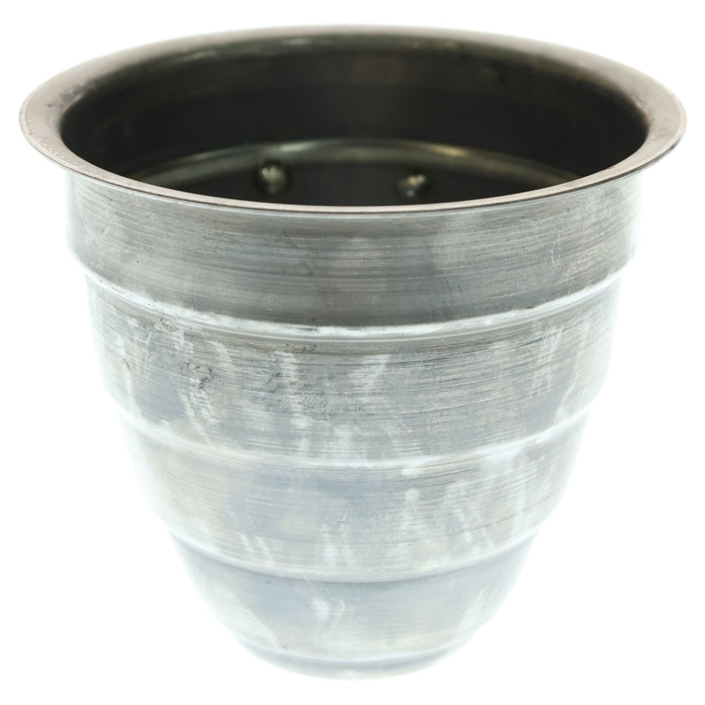 m&m(エムアンドエム) ×MASSES POT TYPE 1 - Chrysails STEEL / SMALL マシス クリサリス 鉄鉢 ポット シルバー