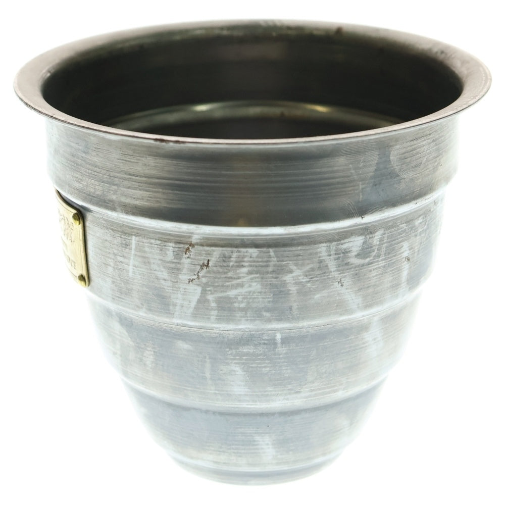 m&m(エムアンドエム) ×MASSES POT TYPE 1 - Chrysails STEEL / SMALL マシス クリサリス 鉄鉢 ポット シルバー