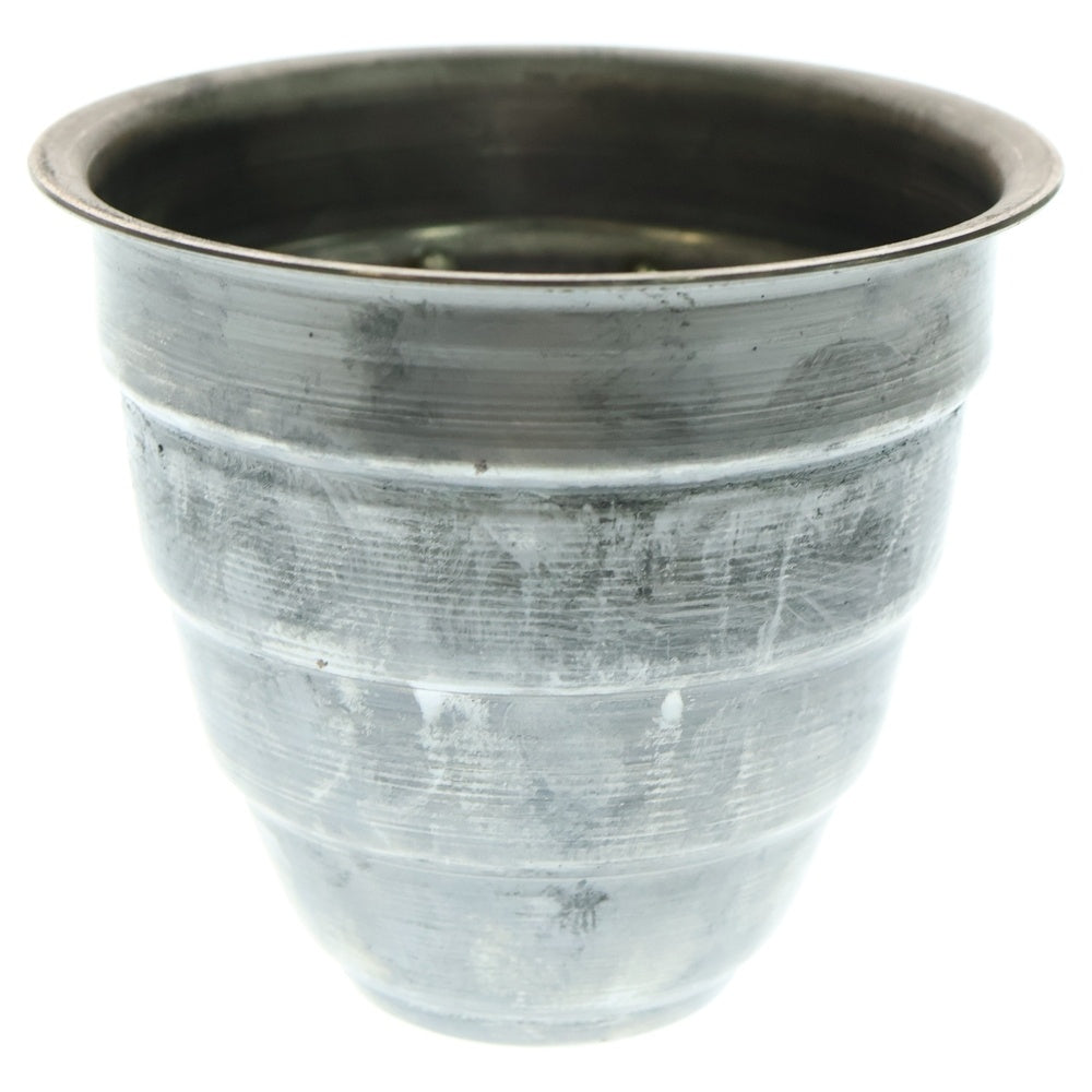 m&m(エムアンドエム) ×MASSES POT TYPE 1 - Chrysails STEEL / SMALL マシス クリサリス 鉄鉢 ポット シルバー