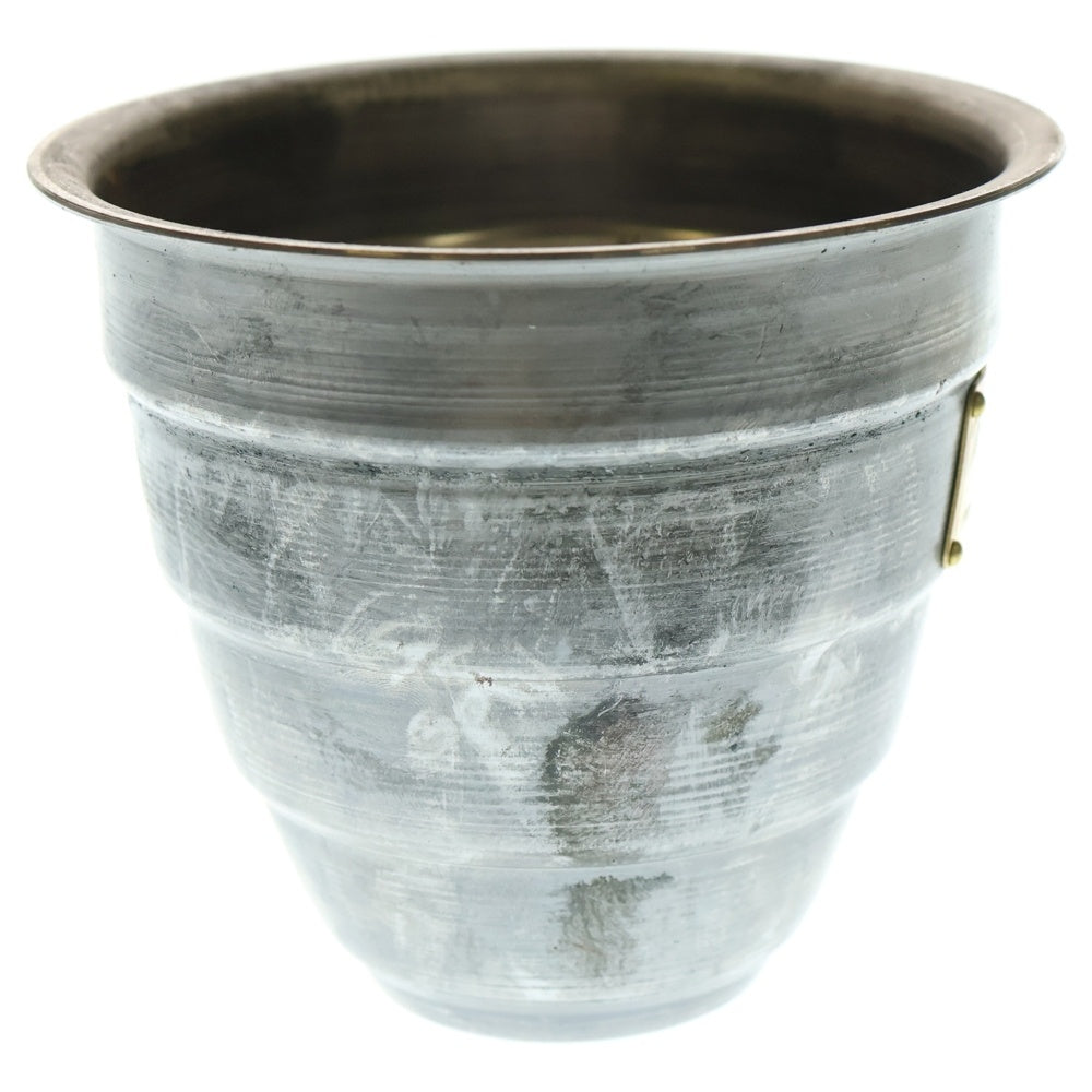 m&m(エムアンドエム) ×MASSES POT TYPE 1 - Chrysails STEEL / SMALL マシス クリサリス 鉄鉢 ポット シルバー