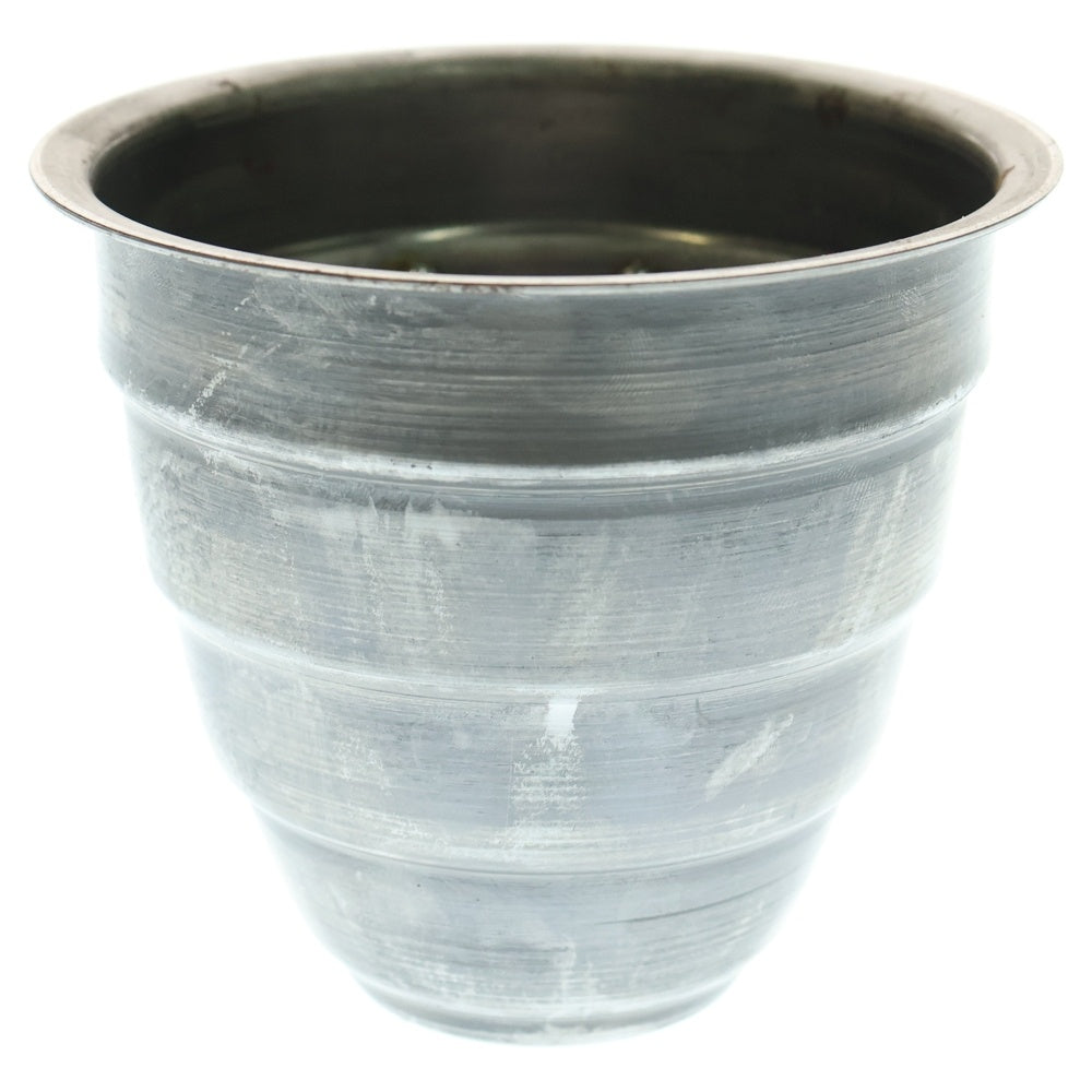 m&m(エムアンドエム) ×MASSES POT TYPE 1 - Chrysails STEEL / SMALL マシス クリサリス 鉄鉢 ポット シルバー