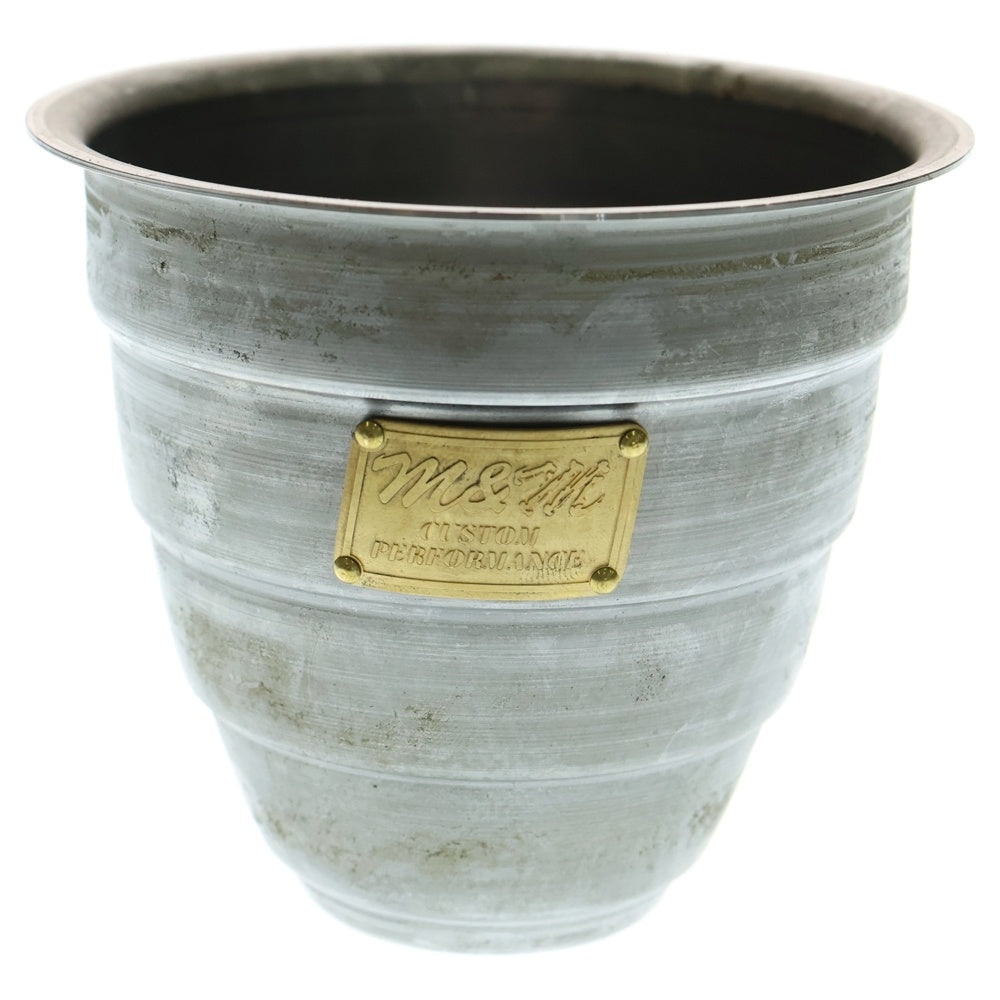 m&m(エムアンドエム) ×MASSES POT TYPE 1 - Chrysails STEEL / SMALL マシス クリサリス 鉄鉢 ポット シルバー