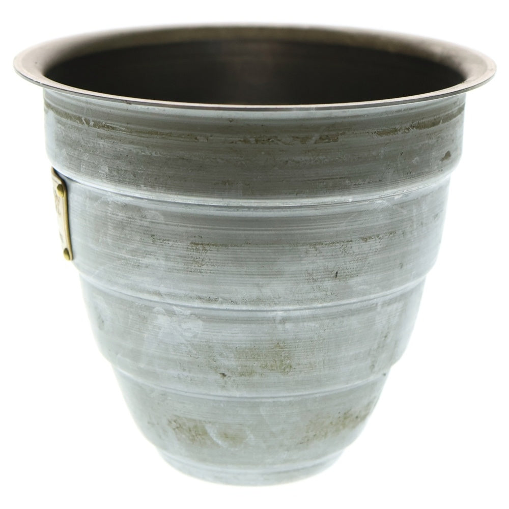 m&m(エムアンドエム) ×MASSES POT TYPE 1 - Chrysails STEEL / SMALL マシス クリサリス 鉄鉢 ポット シルバー