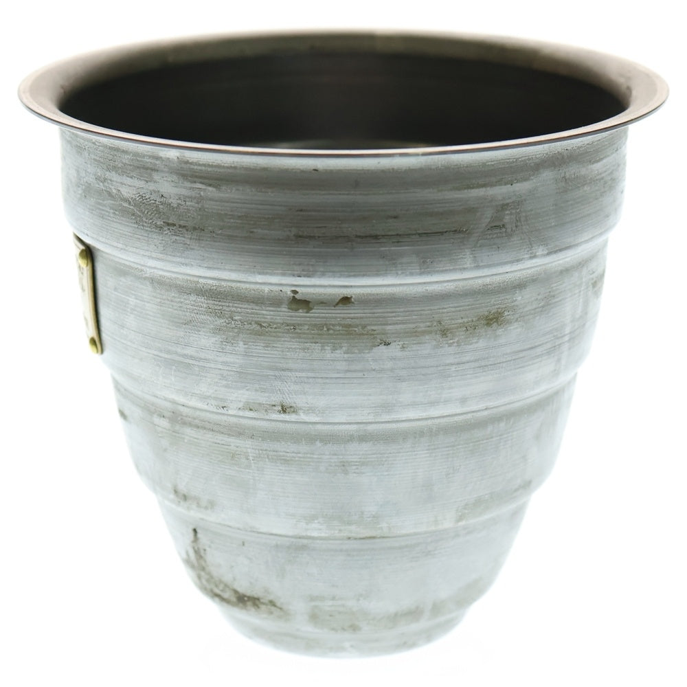 m&m(エムアンドエム) ×MASSES POT TYPE 1 - Chrysails STEEL / SMALL マシス クリサリス 鉄鉢 ポット シルバー