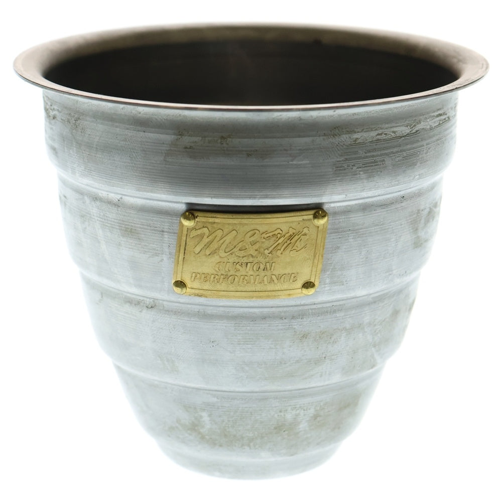 m&m(エムアンドエム) ×MASSES POT TYPE 1 - Chrysails STEEL / SMALL マシス クリサリス 鉄鉢 ポット シルバー