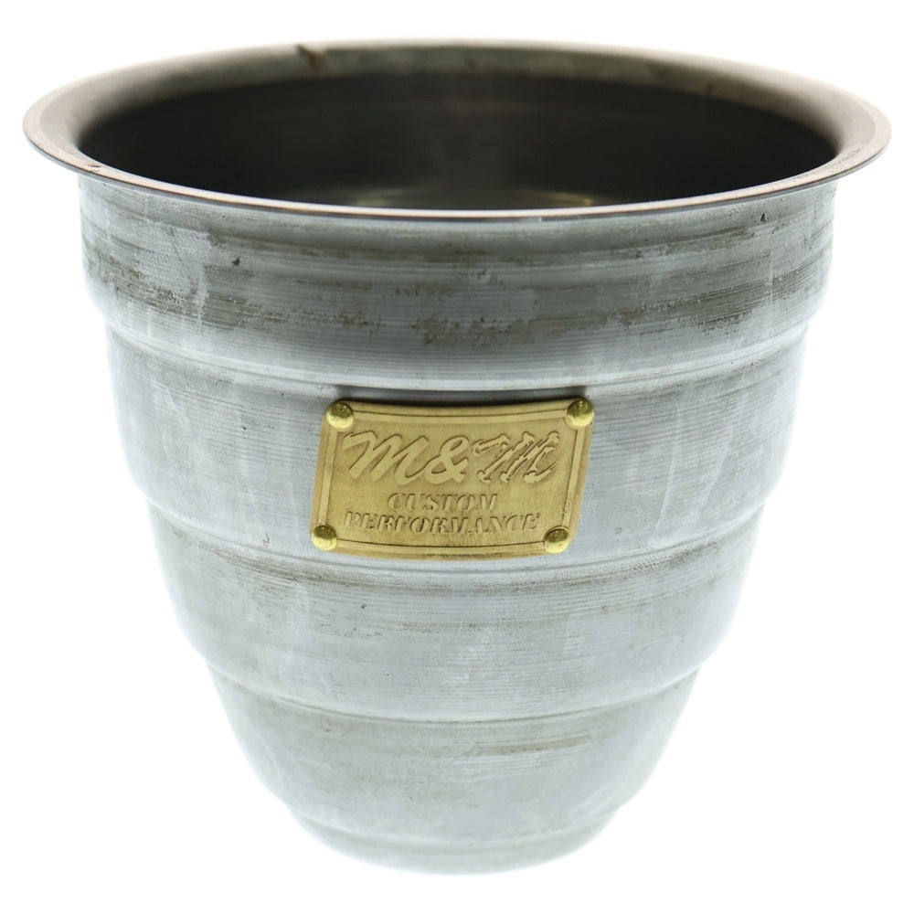 m&m(エムアンドエム) ×MASSES POT TYPE 1 - Chrysails STEEL / SMALL マシス クリサリス 鉄鉢 ポット シルバー