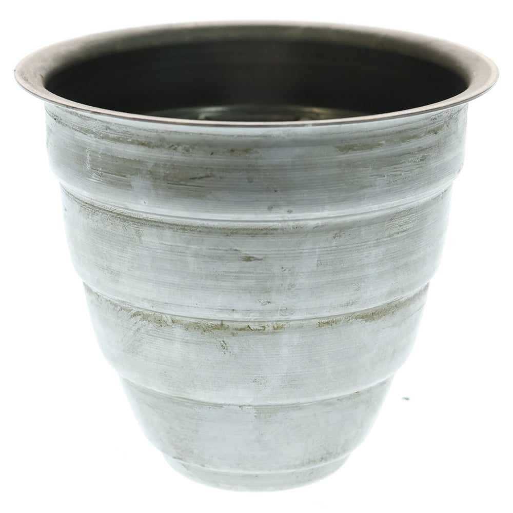 m&m(エムアンドエム) ×MASSES POT TYPE 1 - Chrysails STEEL / SMALL マシス クリサリス 鉄鉢 ポット シルバー