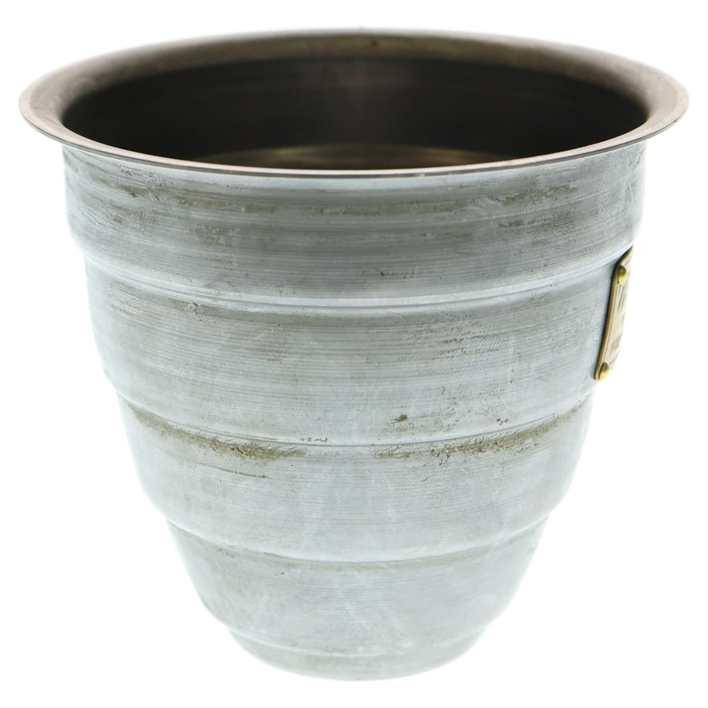 m&m(エムアンドエム) ×MASSES POT TYPE 1 - Chrysails STEEL / SMALL マシス クリサリス 鉄鉢 ポット シルバー