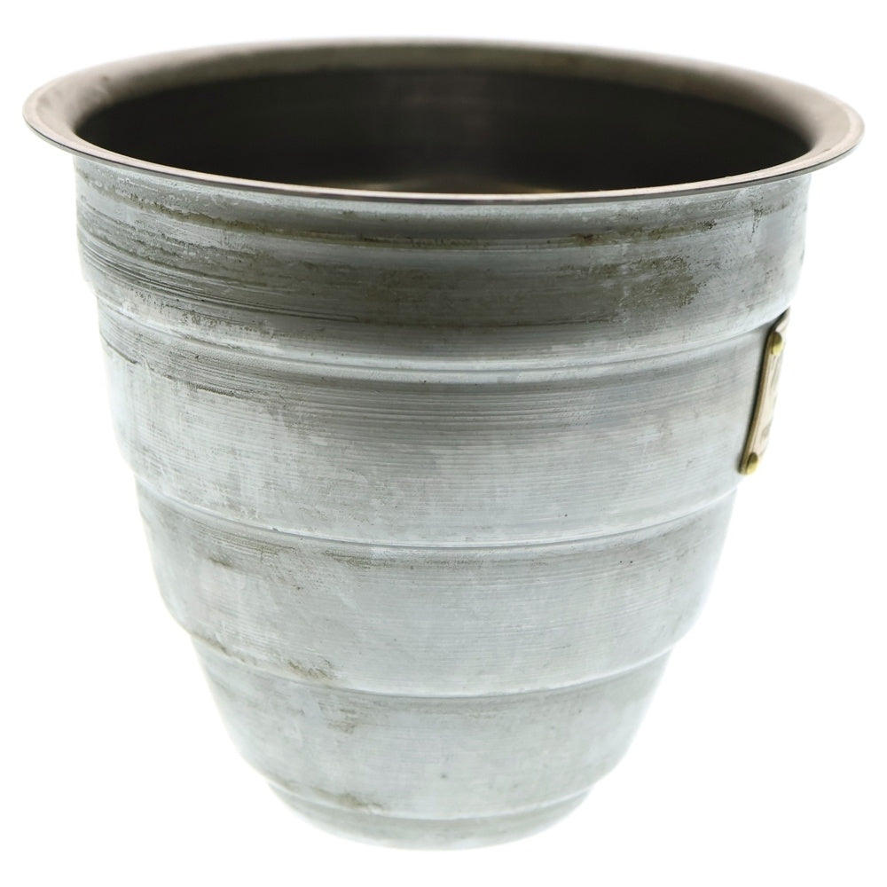 m&m(エムアンドエム) ×MASSES POT TYPE 1 - Chrysails STEEL / SMALL マシス クリサリス 鉄鉢 ポット シルバー