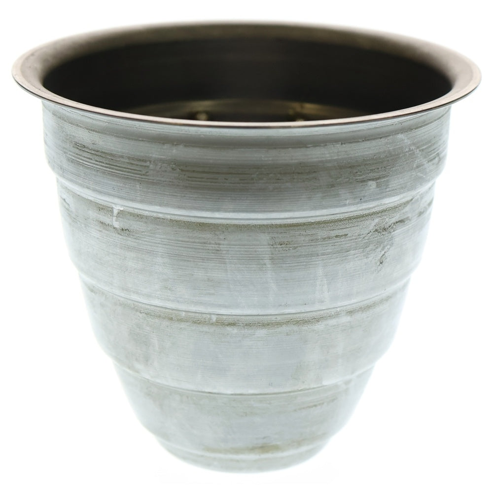 m&m(エムアンドエム) ×MASSES POT TYPE 1 - Chrysails STEEL / SMALL マシス クリサリス 鉄鉢 ポット シルバー