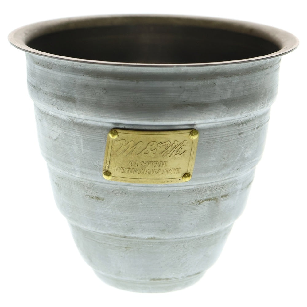 m&m(エムアンドエム) ×MASSES POT TYPE 1 - Chrysails STEEL / SMALL マシス クリサリス 鉄鉢 ポット シルバー