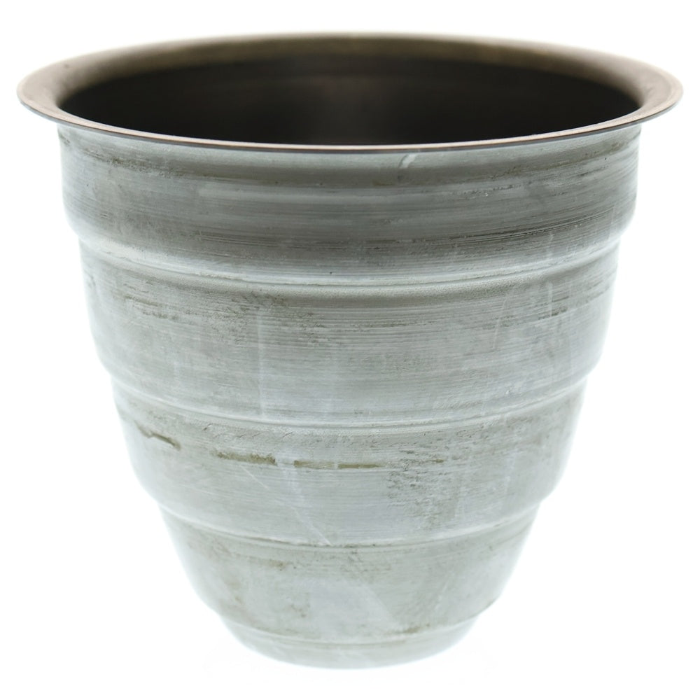 m&m(エムアンドエム) ×MASSES POT TYPE 1 - Chrysails STEEL / SMALL マシス クリサリス 鉄鉢 ポット シルバー