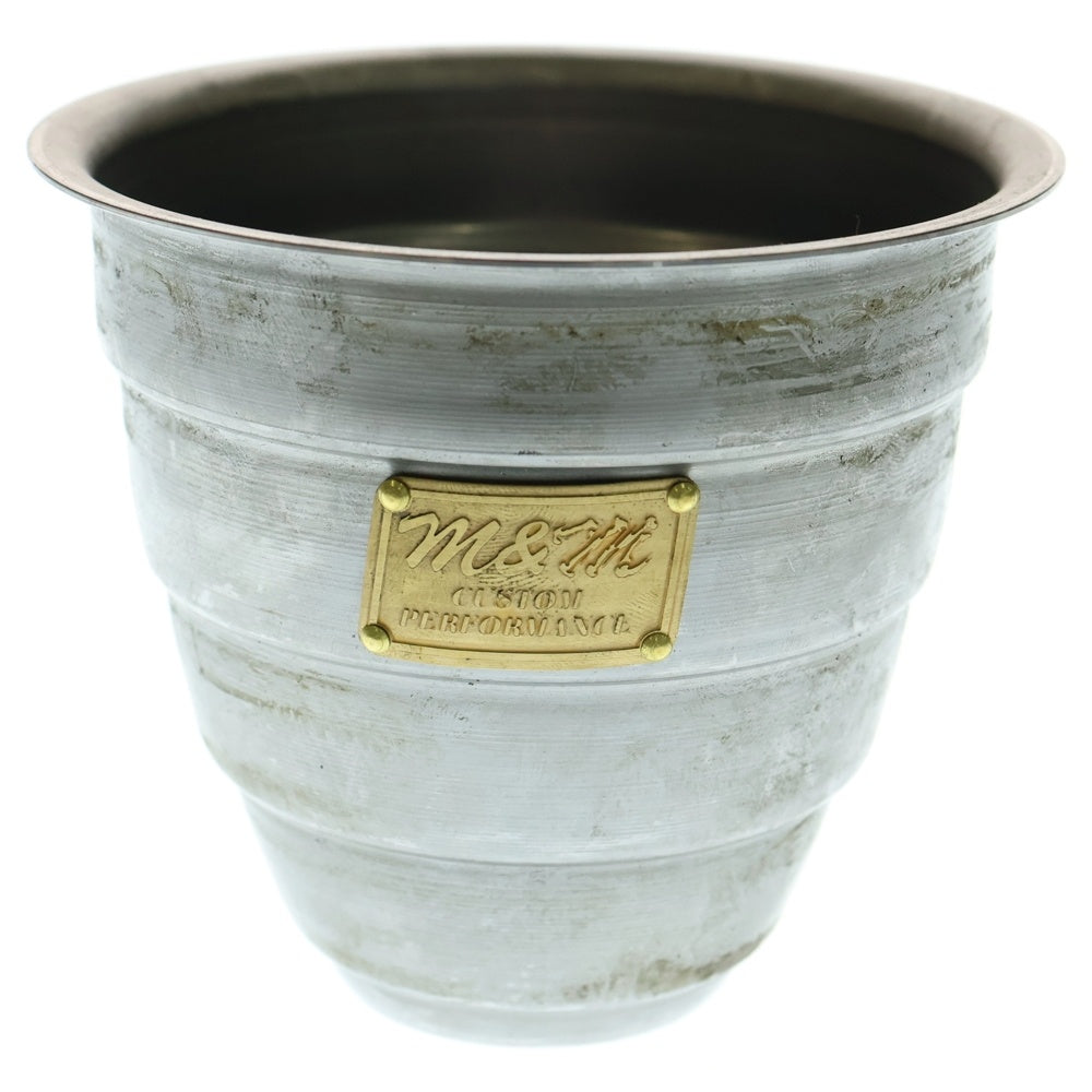 m&m(エムアンドエム) ×MASSES POT TYPE 1 - Chrysails STEEL / SMALL マシス クリサリス 鉄鉢 ポット シルバー