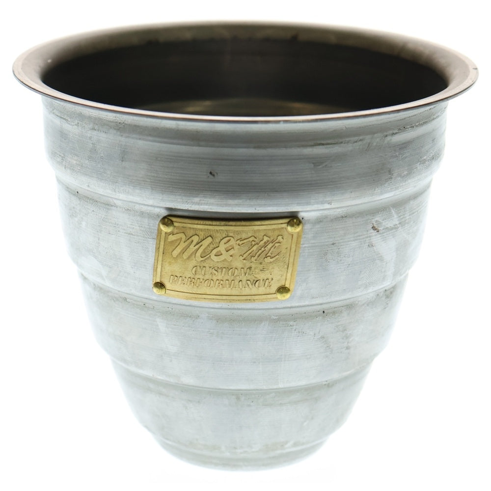 m&m(エムアンドエム) ×MASSES POT TYPE 1 - Chrysails STEEL / SMALL マシス クリサリス 鉄鉢 ポット シルバー