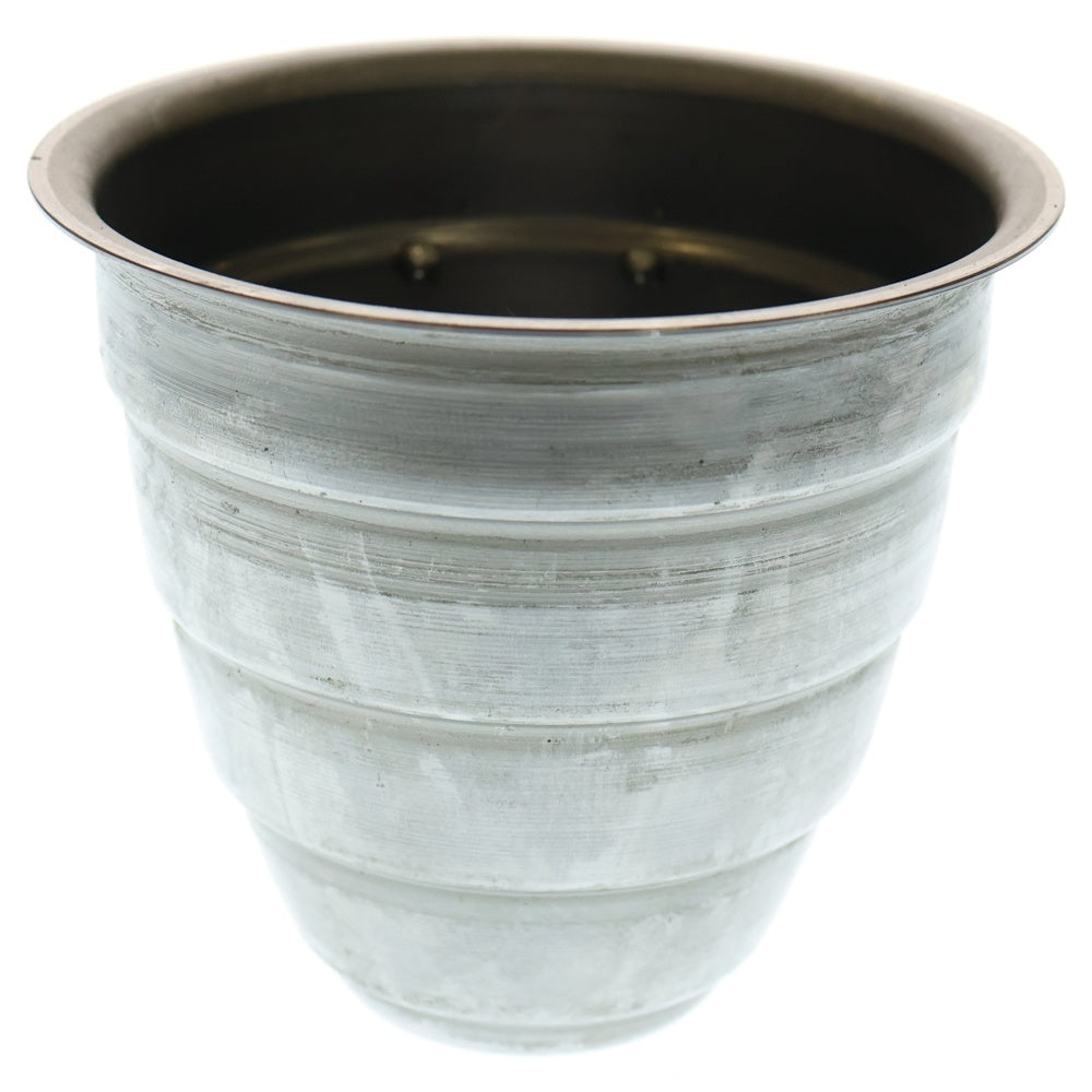 m&m(エムアンドエム) ×MASSES POT TYPE 1 - Chrysails STEEL / SMALL マシス クリサリス 鉄鉢 ポット シルバー