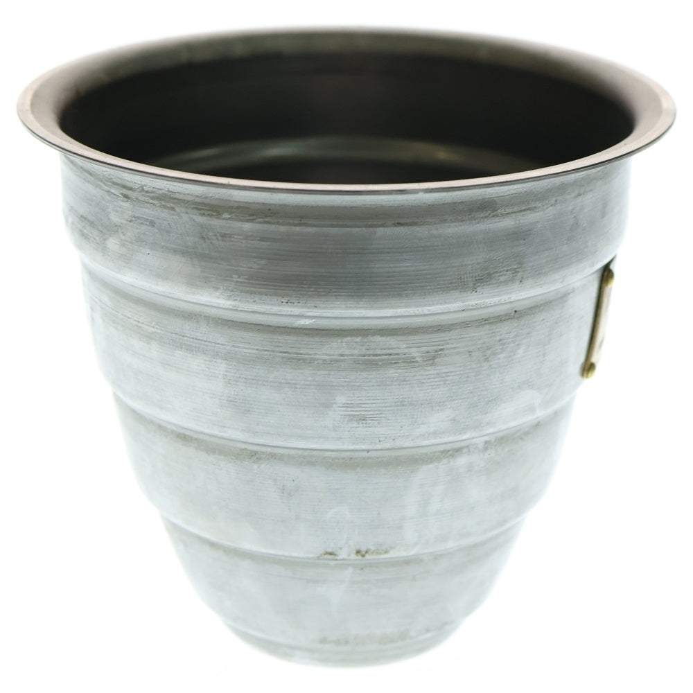 m&m(エムアンドエム) ×MASSES POT TYPE 1 - Chrysails STEEL / SMALL マシス クリサリス 鉄鉢 ポット シルバー