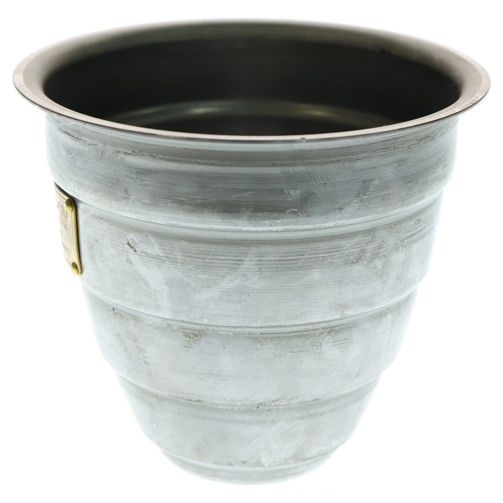 m&m(エムアンドエム) ×MASSES POT TYPE 1 - Chrysails STEEL / SMALL マシス クリサリス 鉄鉢 ポット シルバー