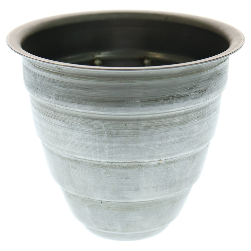 m&m(エムアンドエム) ×MASSES POT TYPE 1 - Chrysails STEEL / SMALL マシス クリサリス 鉄鉢 ポット シルバー