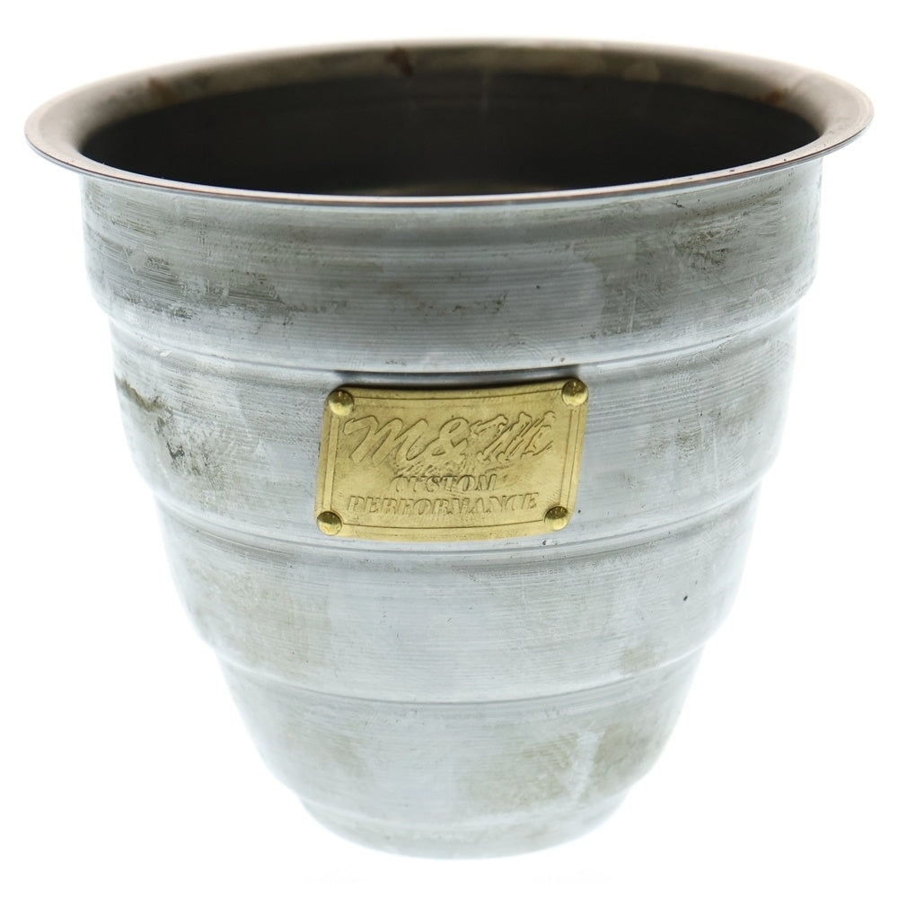 m&m(エムアンドエム) ×MASSES POT TYPE 1 - Chrysails STEEL / SMALL マシス クリサリス 鉄鉢 ポット シルバー