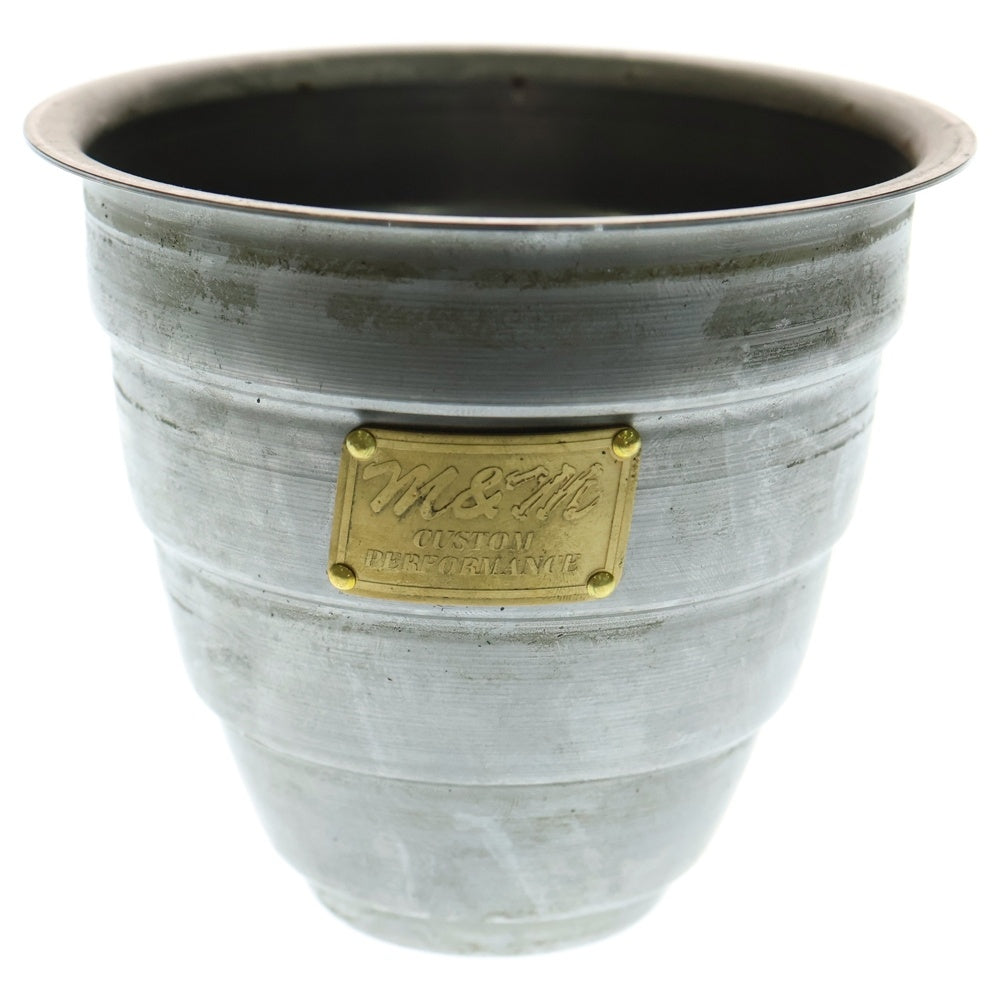 m&m(エムアンドエム) ×MASSES POT TYPE 1 - Chrysails STEEL / SMALL マシス クリサリス 鉄鉢 ポット シルバー
