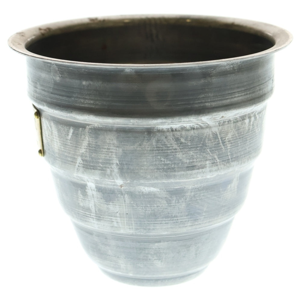 m&m(エムアンドエム) ×MASSES POT TYPE 1 - Chrysails STEEL / SMALL マシス クリサリス 鉄鉢 ポット シルバー