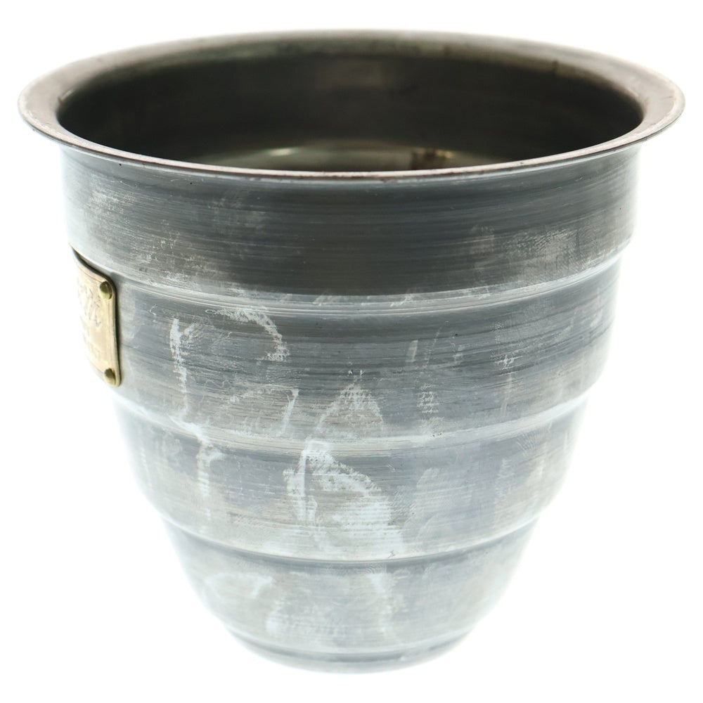 m&m(エムアンドエム) ×MASSES POT TYPE 1 - Chrysails STEEL / SMALL マシス クリサリス 鉄鉢 ポット シルバー