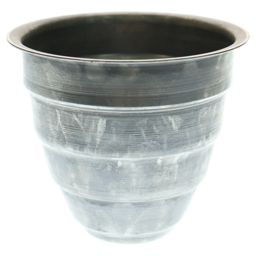 m&m(エムアンドエム) ×MASSES POT TYPE 1 - Chrysails STEEL / SMALL マシス クリサリス 鉄鉢 ポット シルバー