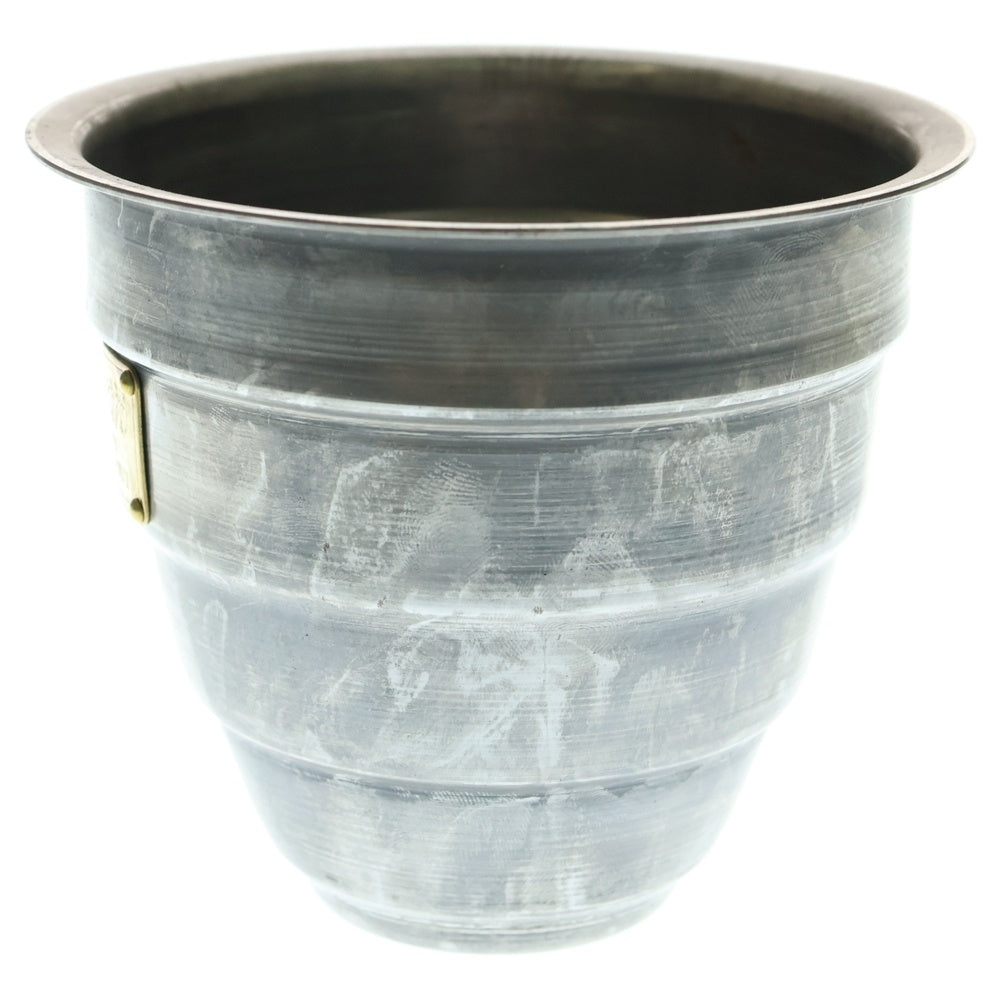 m&m(エムアンドエム) ×MASSES POT TYPE 1 - Chrysails STEEL / SMALL マシス クリサリス 鉄鉢 ポット シルバー