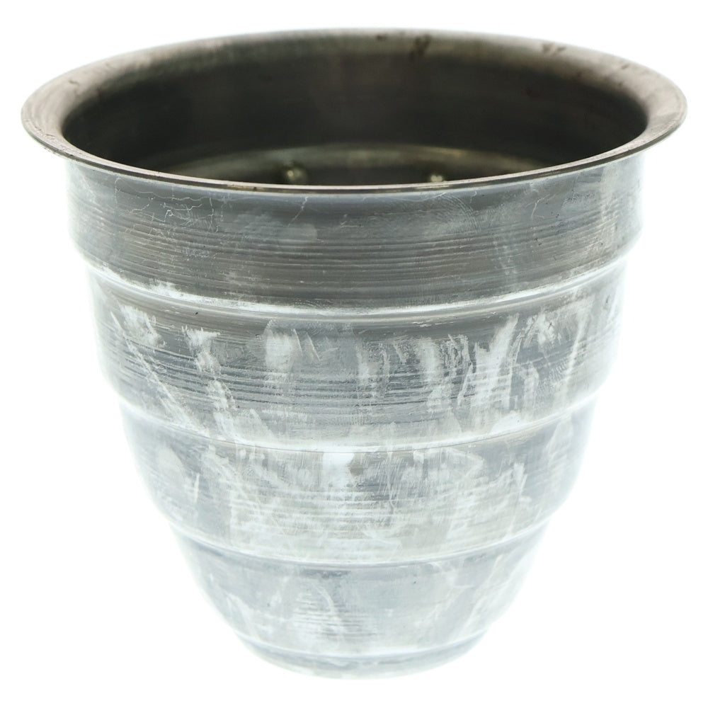 m&m(エムアンドエム) ×MASSES POT TYPE 1 - Chrysails STEEL / SMALL マシス クリサリス 鉄鉢 ポット シルバー