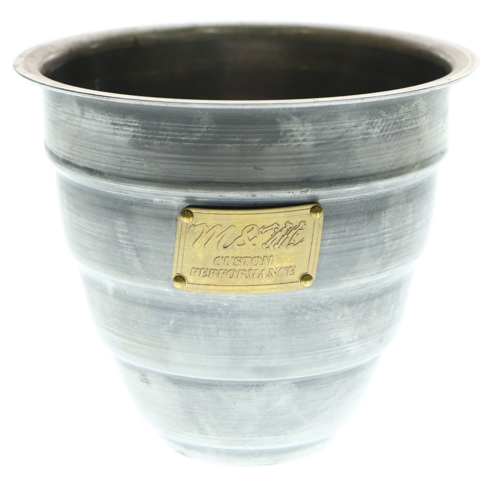 m&m(エムアンドエム) ×MASSES POT TYPE 1 - Chrysails STEEL / SMALL マシス クリサリス 鉄鉢 ポット シルバー