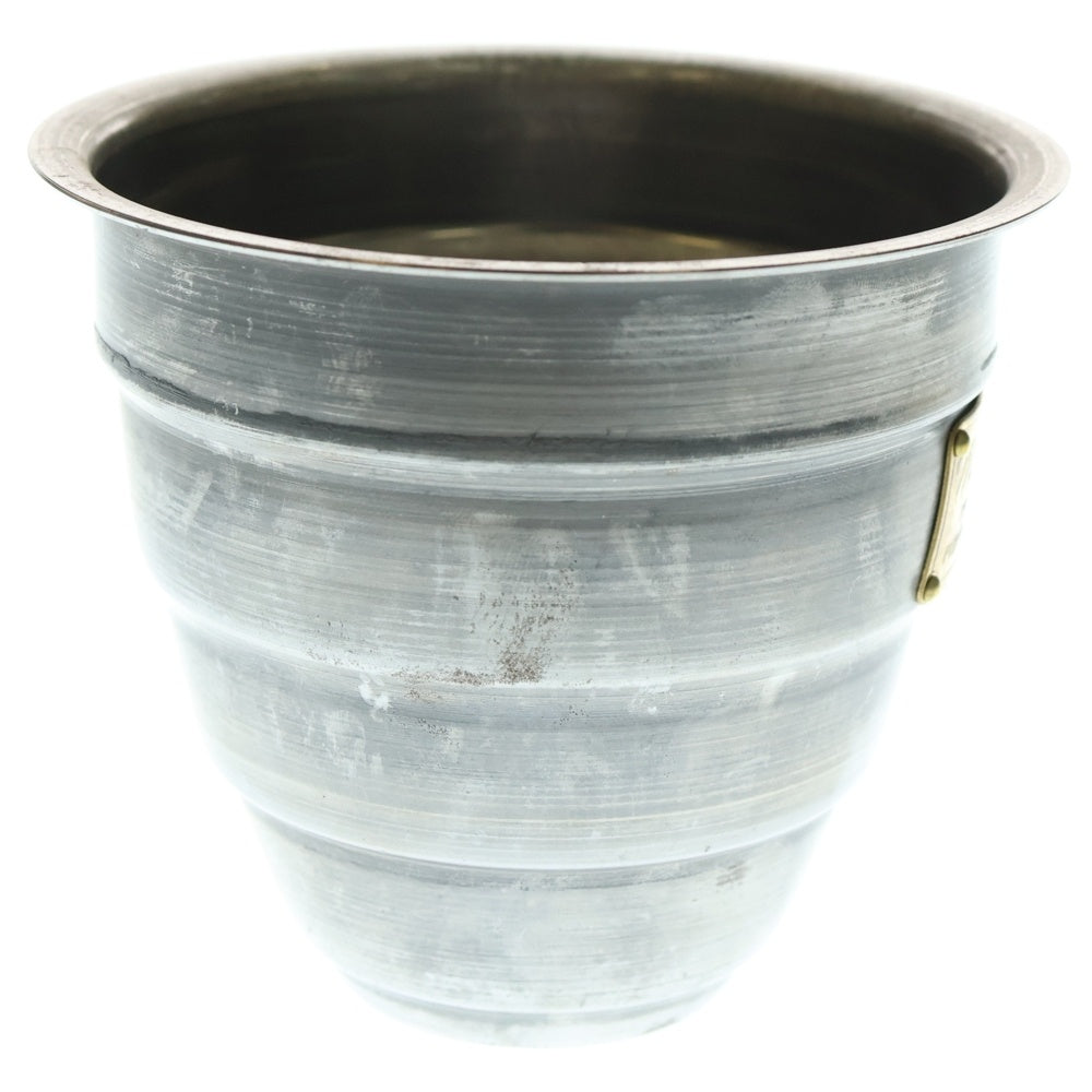 m&m(エムアンドエム) ×MASSES POT TYPE 1 - Chrysails STEEL / SMALL マシス クリサリス 鉄鉢 ポット シルバー