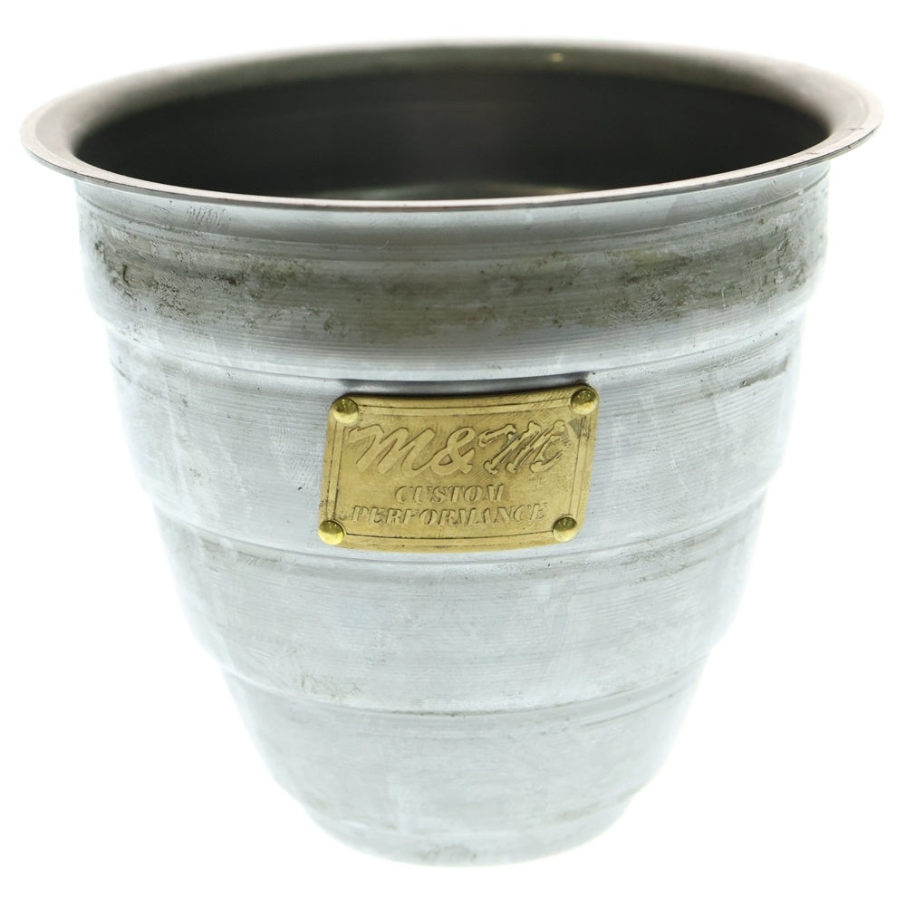 m&m(エムアンドエム) ×MASSES POT TYPE 1 - Chrysails STEEL / SMALL マシス クリサリス 鉄鉢 ポット シルバー