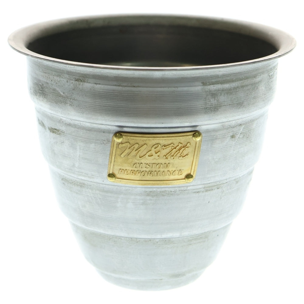 m&m(エムアンドエム) ×MASSES POT TYPE 1 - Chrysails STEEL / SMALL マシス クリサリス 鉄鉢 ポット シルバー